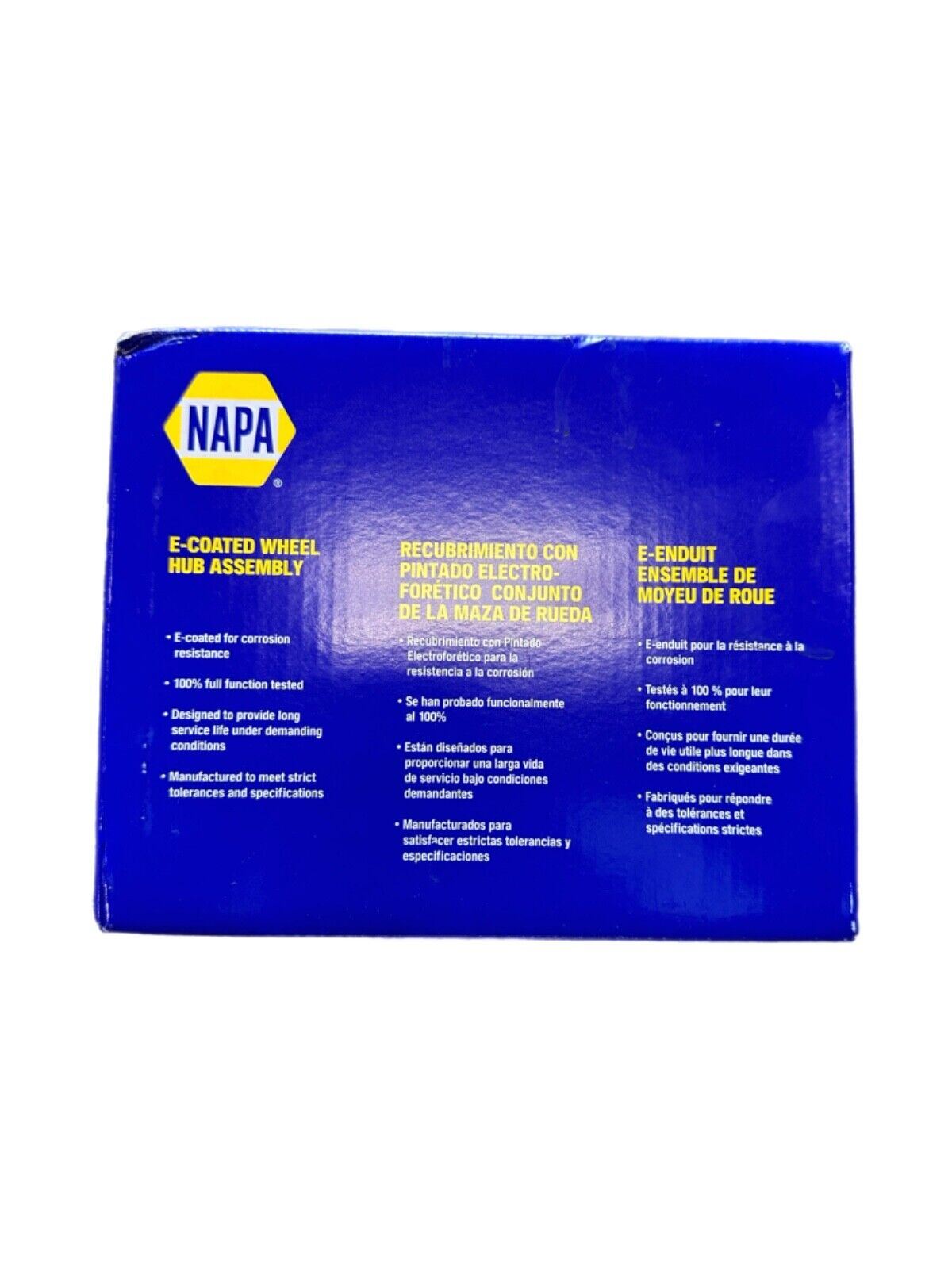 New NAPA Bearing And Hub Assembly NBR930899 Rectangle Flange