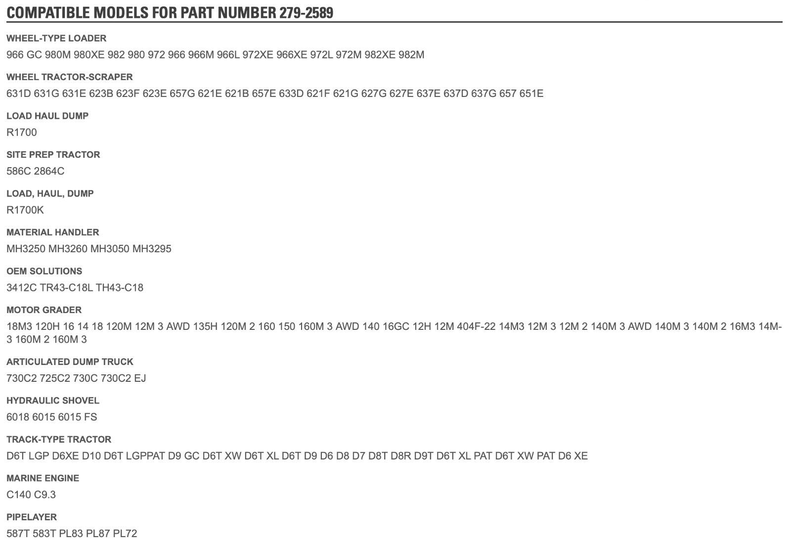 New OEM 8 Groove Idler Pulley Fits Caterpillar Engines 279-2589 Cases of 16
