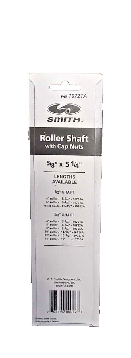 C.E. Smith Roller Shaft w/Cap Nut 5/8" X 5-1/4" Case of 12 Pn 10721A