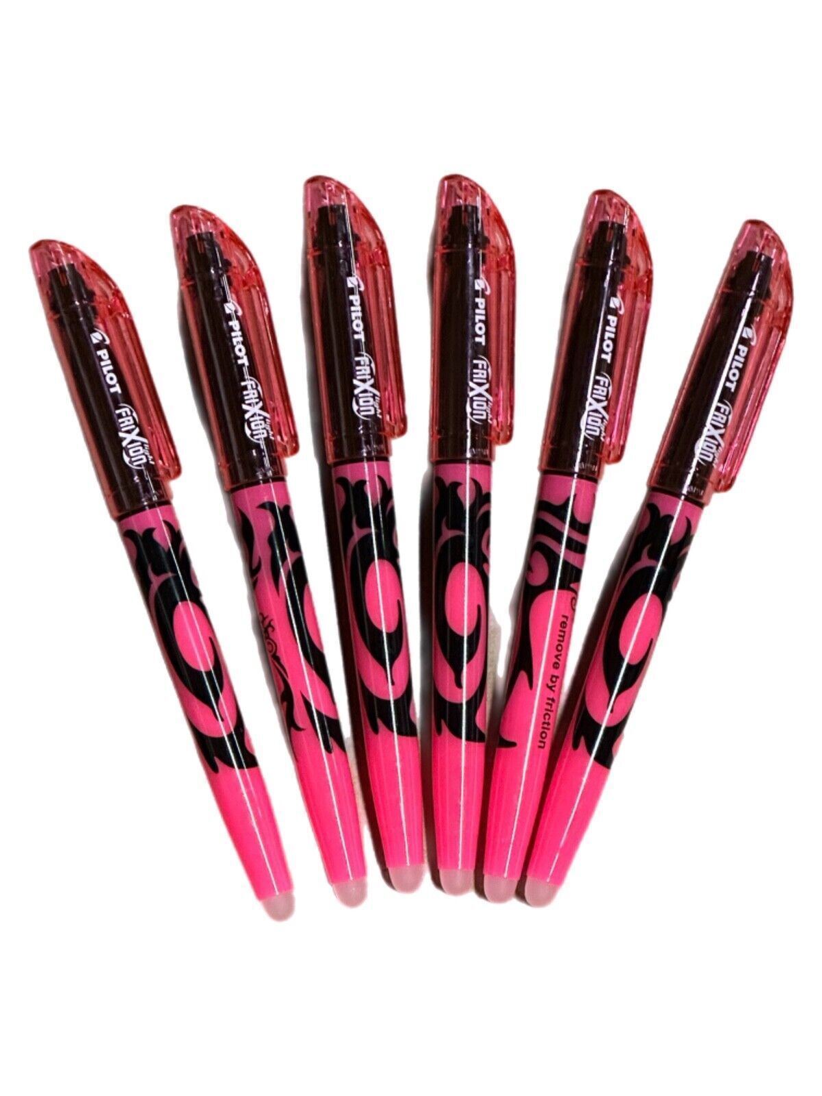46503 Pilot Frixion Light Erasable Highlighter, Pink, Chisel Tip, Pack of 6