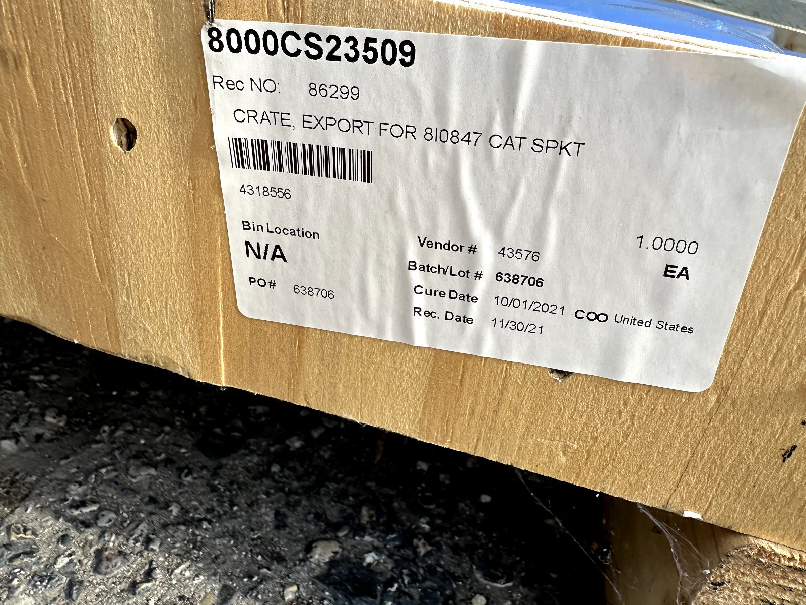 New OEM Paver Sprocket for Caterpillar Paver P/N: 810-847 Lot of 20