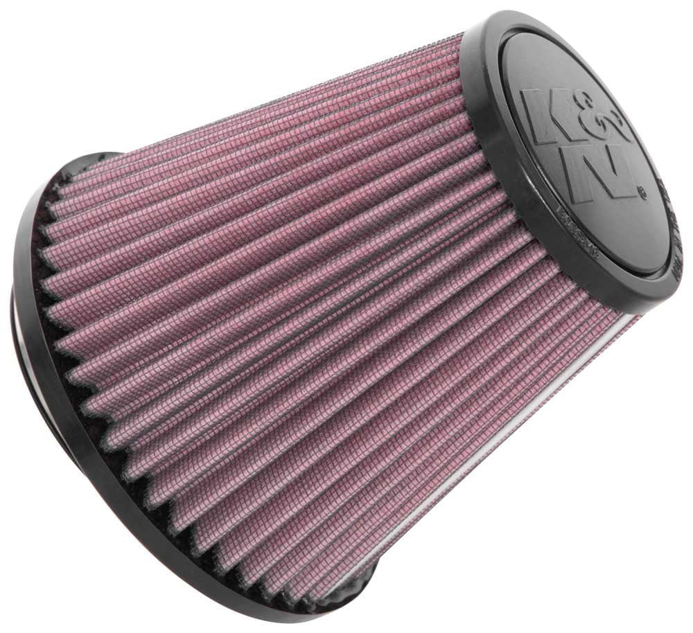 K&N Universal Clamp-On Air Filter: High Performance, Premium, Replacement Filter: Flange Diameter: 3.25 In, Filter Height: 5.4375 In, Flange Length: 0.78125 In, Shape: Round Tapered, RU-1637