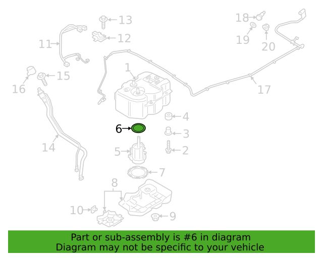 Case of Ford Fuel Pump Gasket HL3Z-9417-A Fits 2017-21 Ford Vehicles