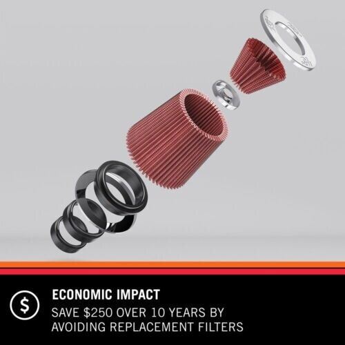 RU-1020 K&N Performance Universal Clamp-on Air Filter