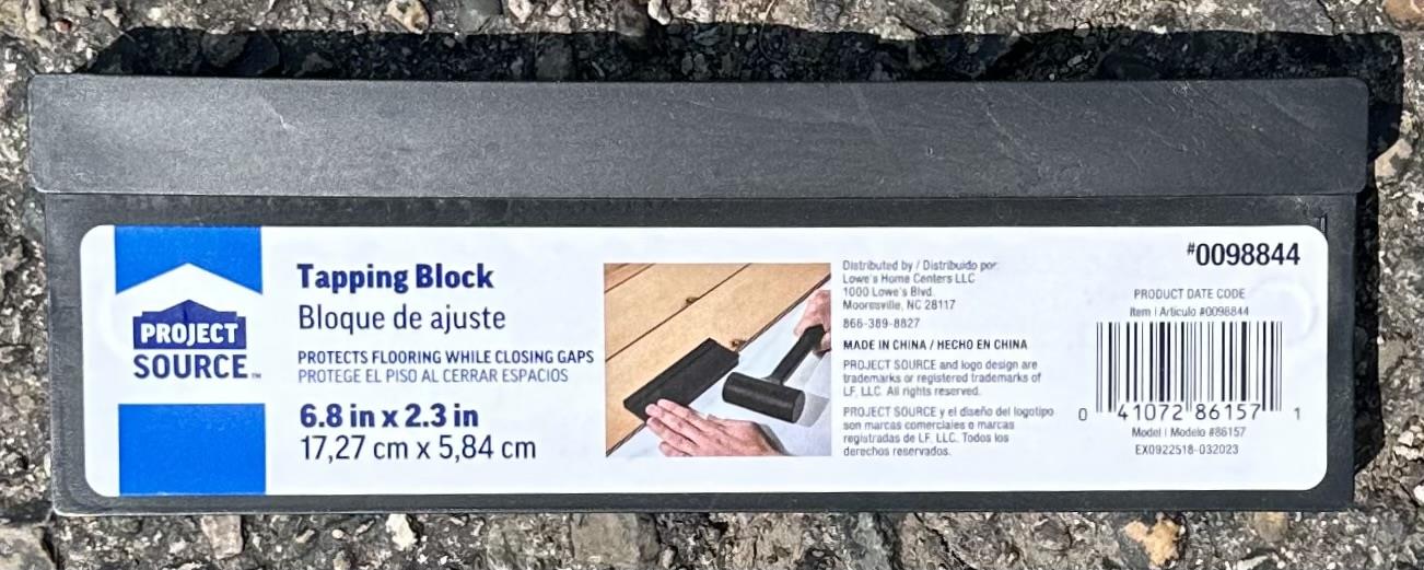 Tapping Block Flooring by Blue Hawk Case of 14