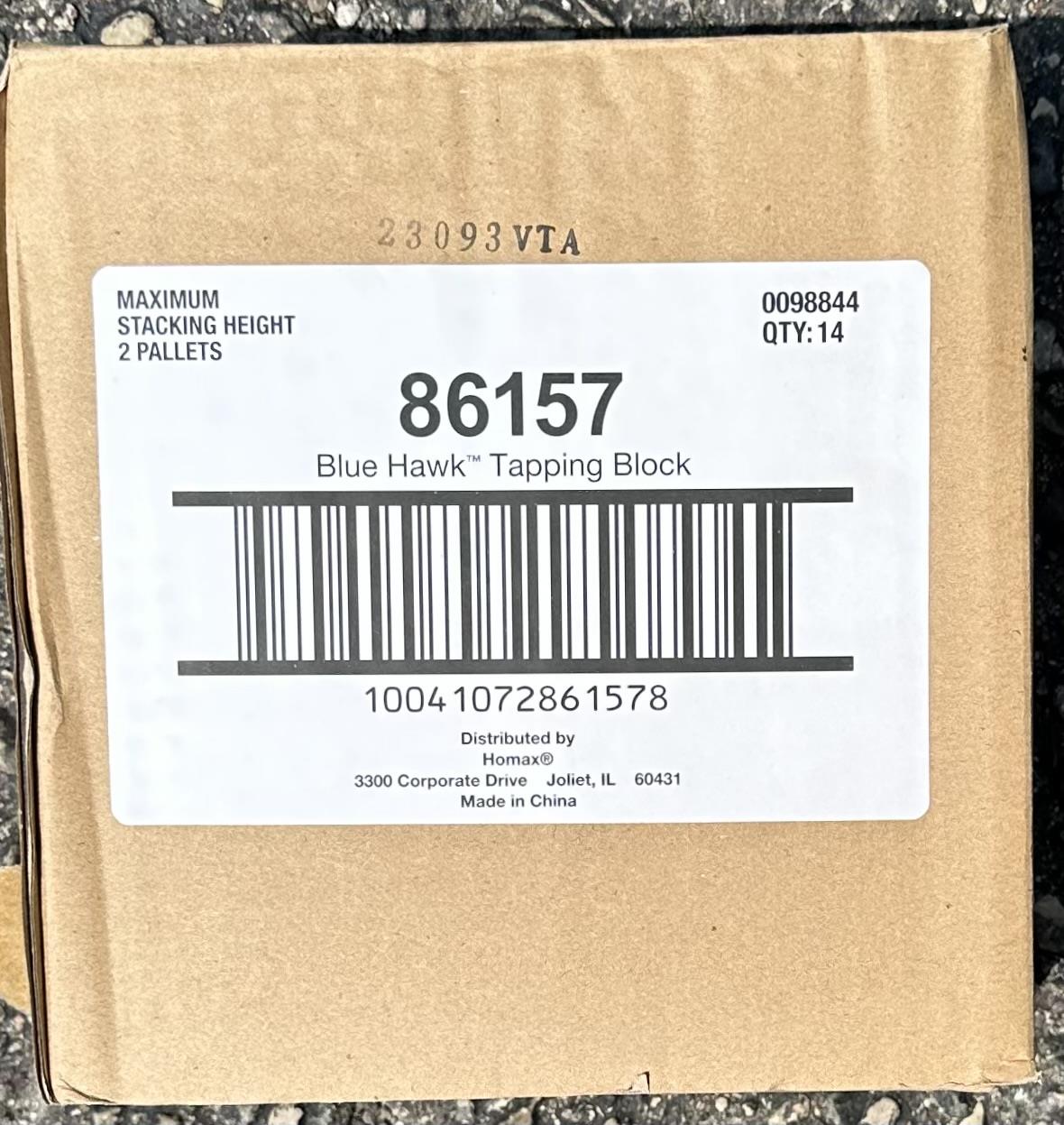 Tapping Block Flooring by Blue Hawk Case of 14