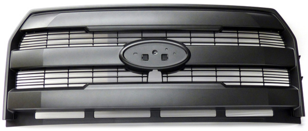 Genuine Ford FL3Z-8200-RA Front Grille - 3-Bar Magnetic Gray for 2015-17 F-150
