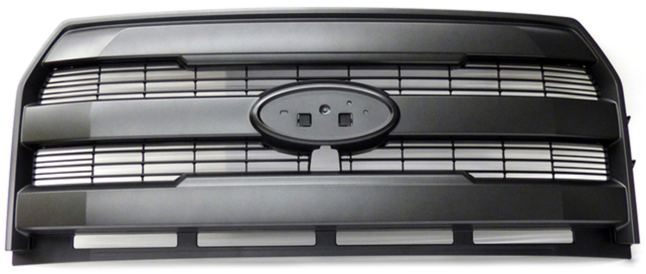 Genuine Ford FL3Z-8200-RA Front Grille - 3-Bar Magnetic Gray for 2015-17 F-150
