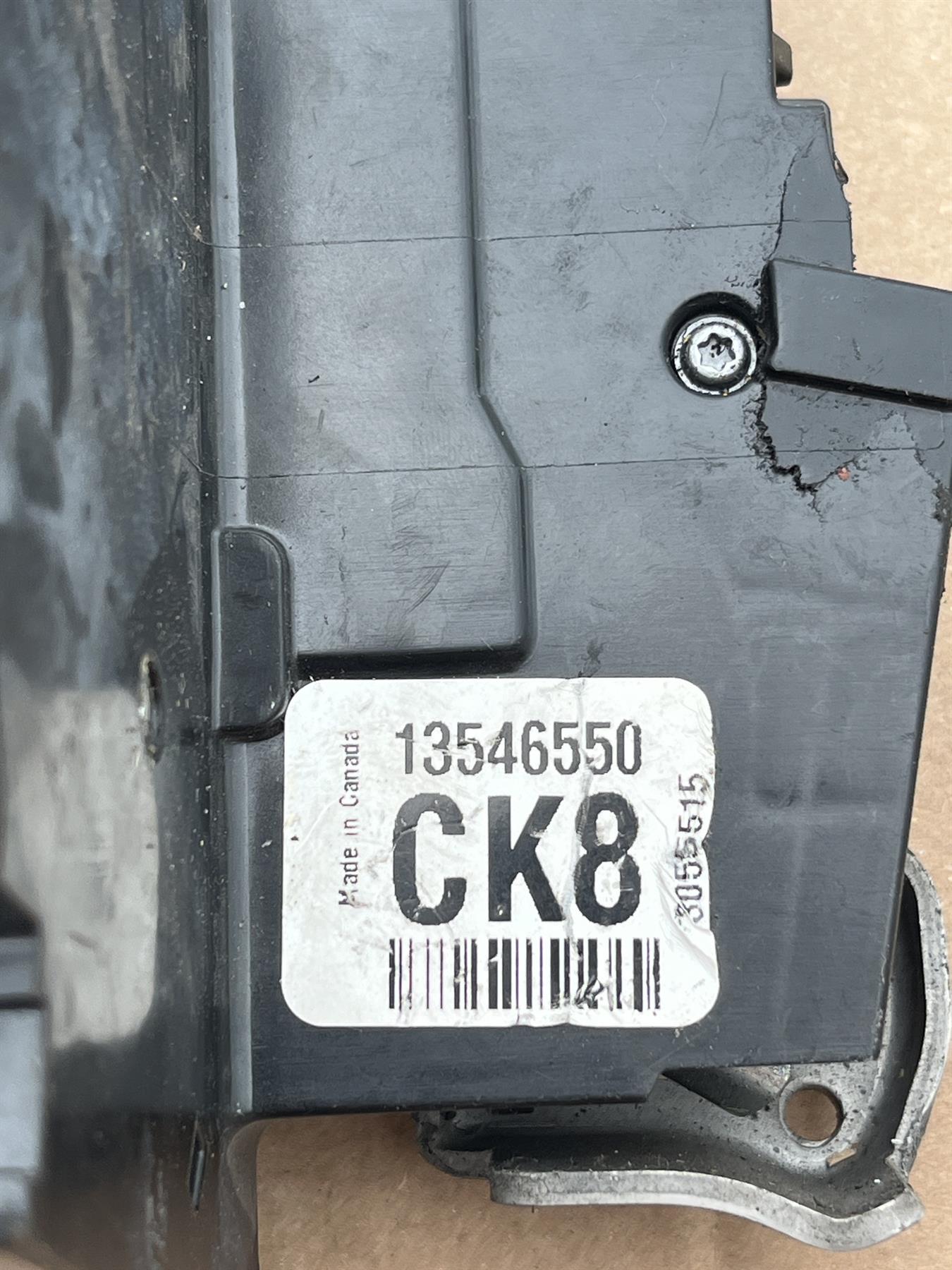 OEM GM 13546550 Rear Left Door Latch Lock Actuator