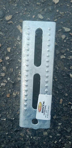 CE Smith Bolster Bracket Galvanized , 8",  Double Slot, Case of 12 10100G40