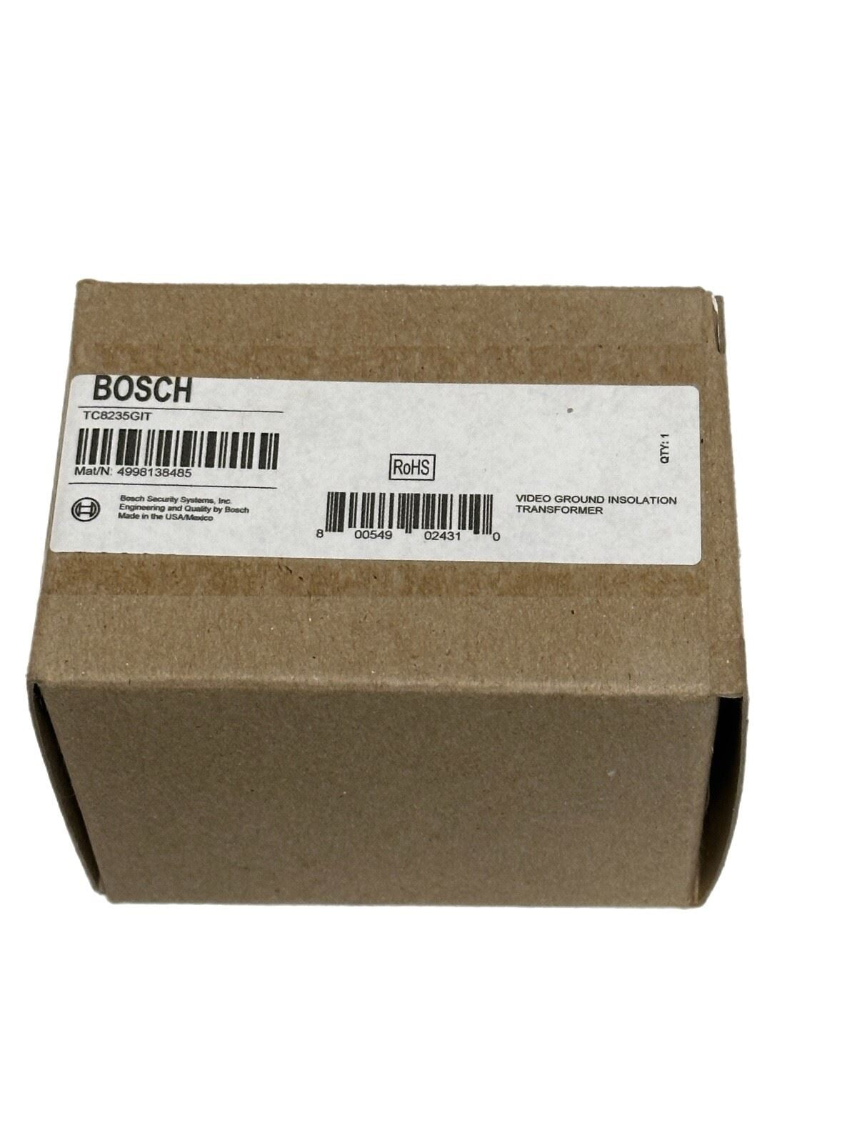 Bosch TC8235GIT Ground Isolation Transformer New In Package
