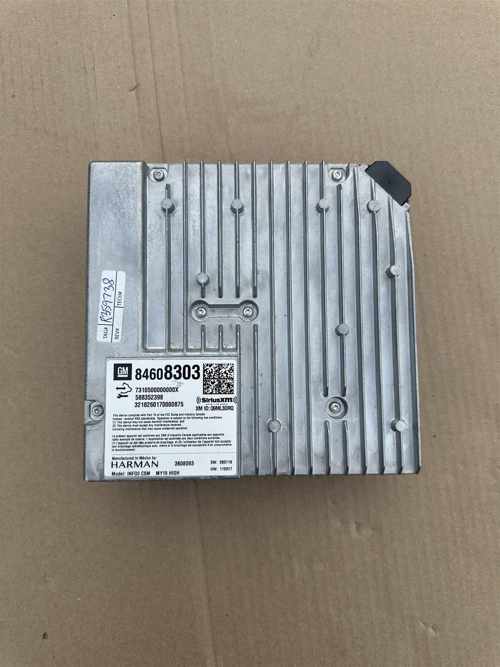 Genuine GM 84837226 84608303 Radio Receiver Module OEM Genuine Replacement