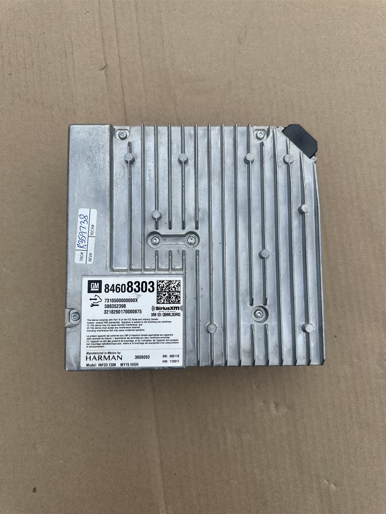 Genuine GM 84837226 84608303 Radio Receiver Module OEM Genuine Replacement