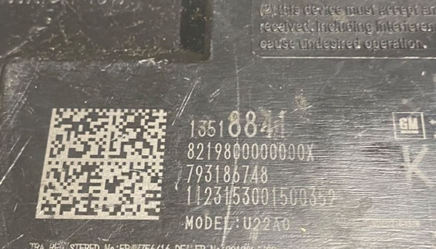OEM | Keyless entry Module Fits 2019-2024 Enclave GM 13518841