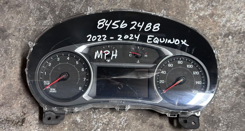 OEM | Instrument Speedometer Cluster fits 2022 - 2024 Equinox MPH 84562488