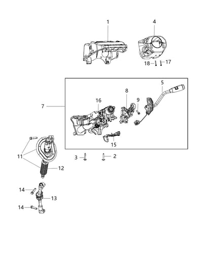 Gearshift Lever 6GD80SZ6AA Fits 2017-2018 Ram 2500