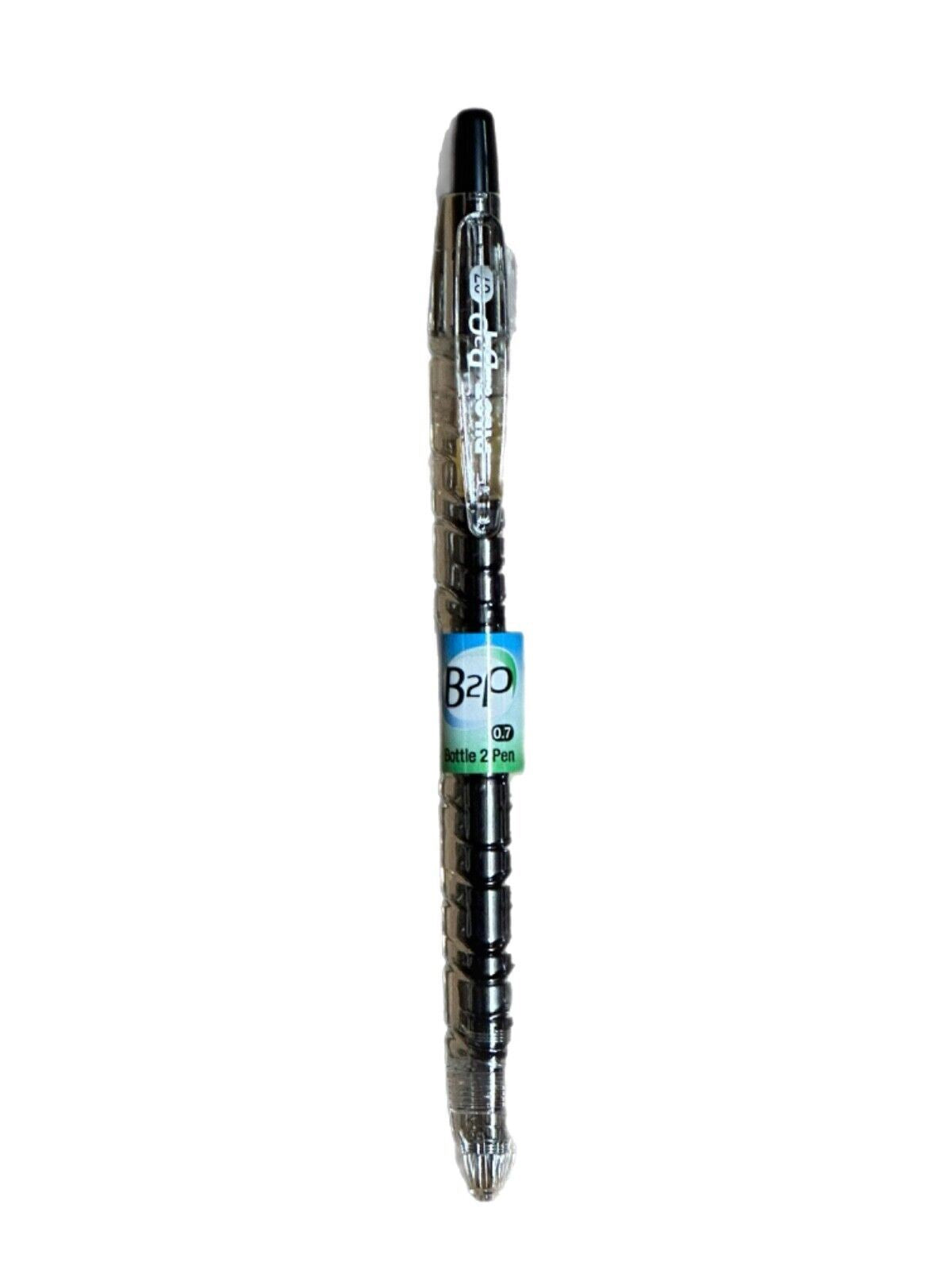 Pilot B2P Pen 36629, Bottle 2 Pen, Black Gel Ink, 0.7 Fine Rollerball, Box of 12