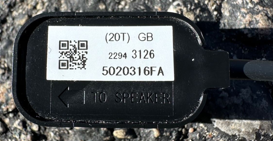 OEM | Mobile Telephone Microphone Fits 2002-2020 Fits Most GM Vehicles 22943126