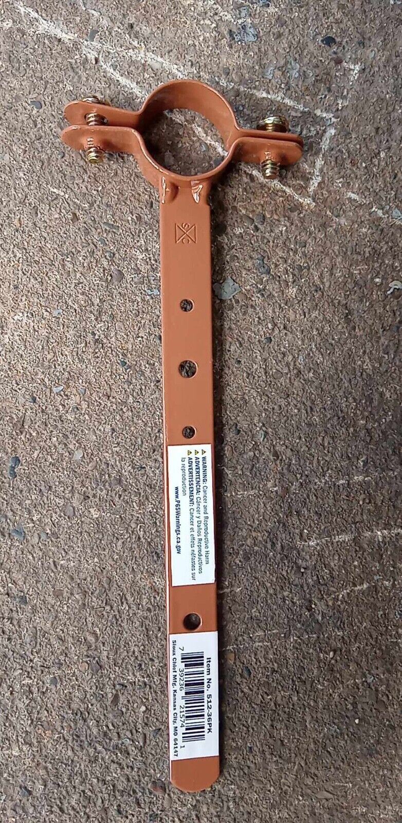 Sioux Chief 3/4" Epoxy-Plated Steel Milford Pipe Hanger 512-36PK Case of 50