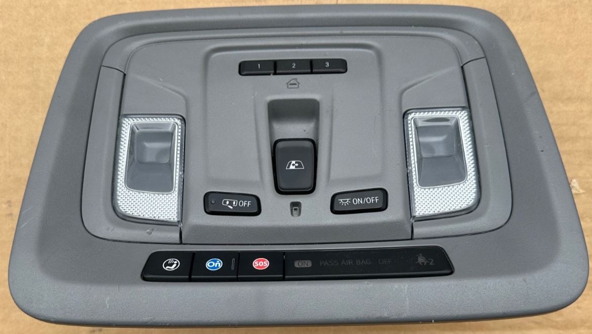 OEM | Overhead Console Grey Fits 2019-2023 Silverado, Sierra GM 86818235