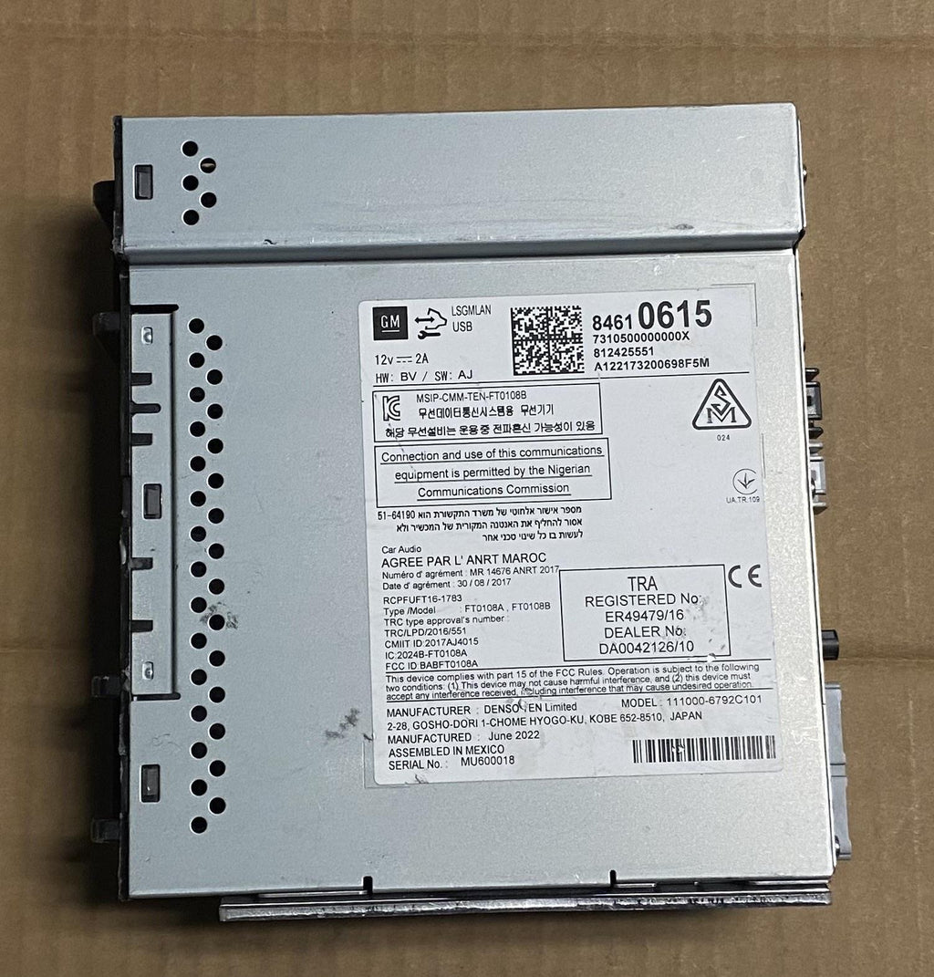 OEM | Radio Control Unit Fits 2019-2023 Sierra GM 84610615