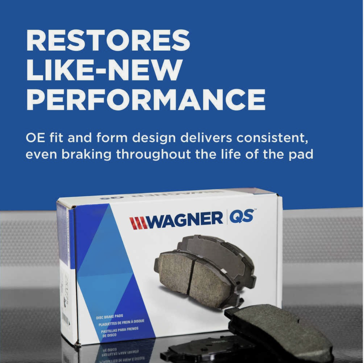 Wagner QuickStop ZD858 Rear Brake Pad Set for Dodge Grand Caravan 2001-2007
