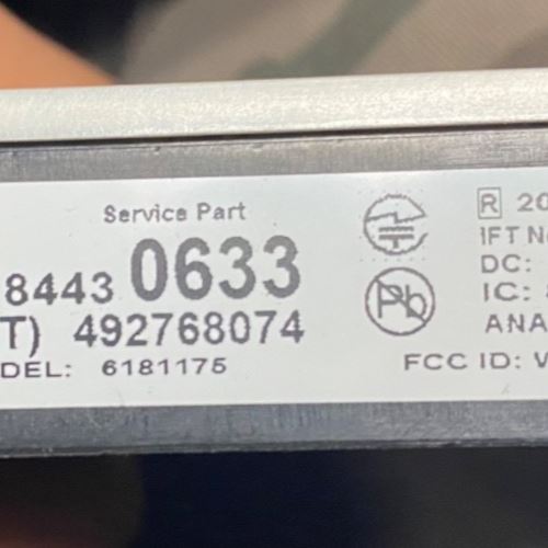 OEM | Side Object Sensing Alert Module Fits 2014 Cruze GM 84430633