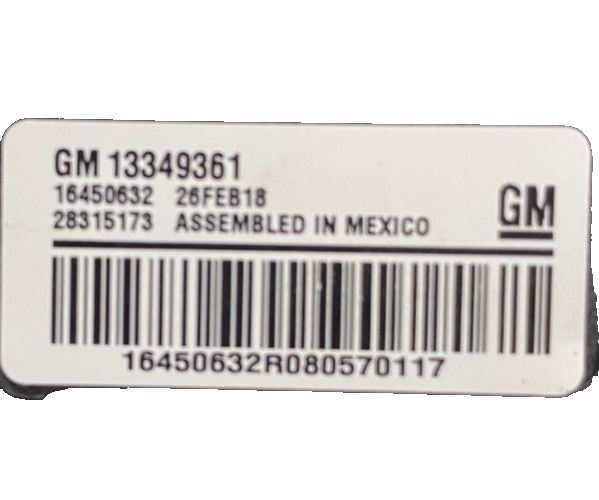 OEM | Bower Motor Speed Regulator fits 2011 - 2015 Cruze GM 13349361
