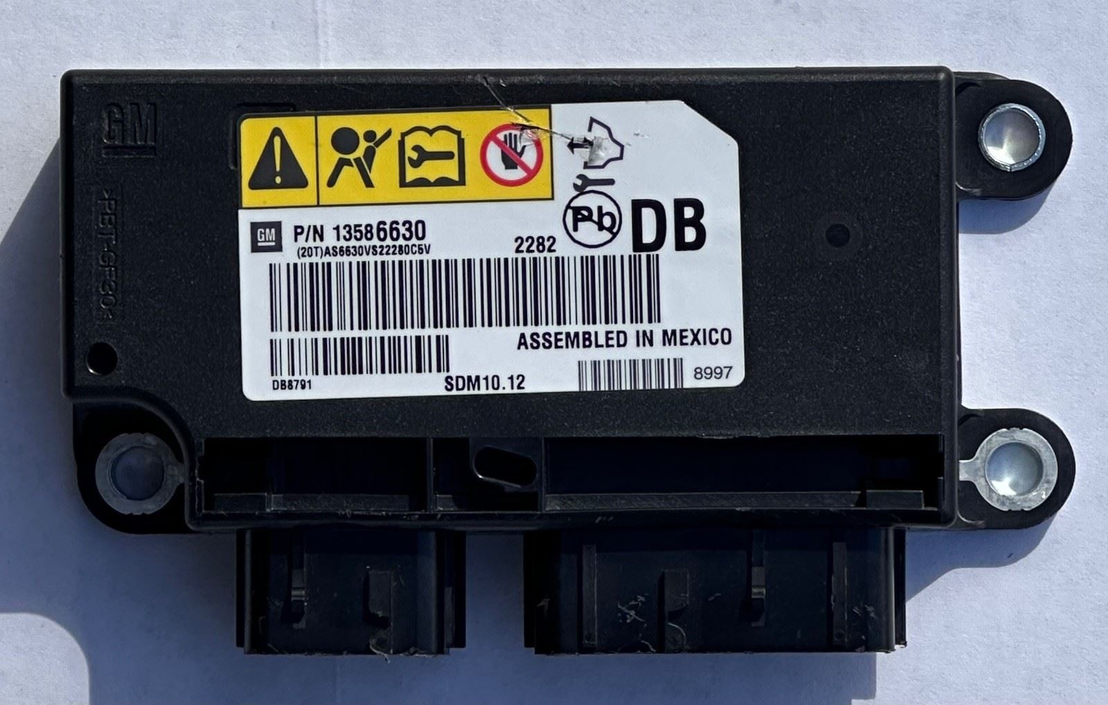 OEM | Opel Mokka SRS Control Module Unit ECU 13586630 2013 AMD67338