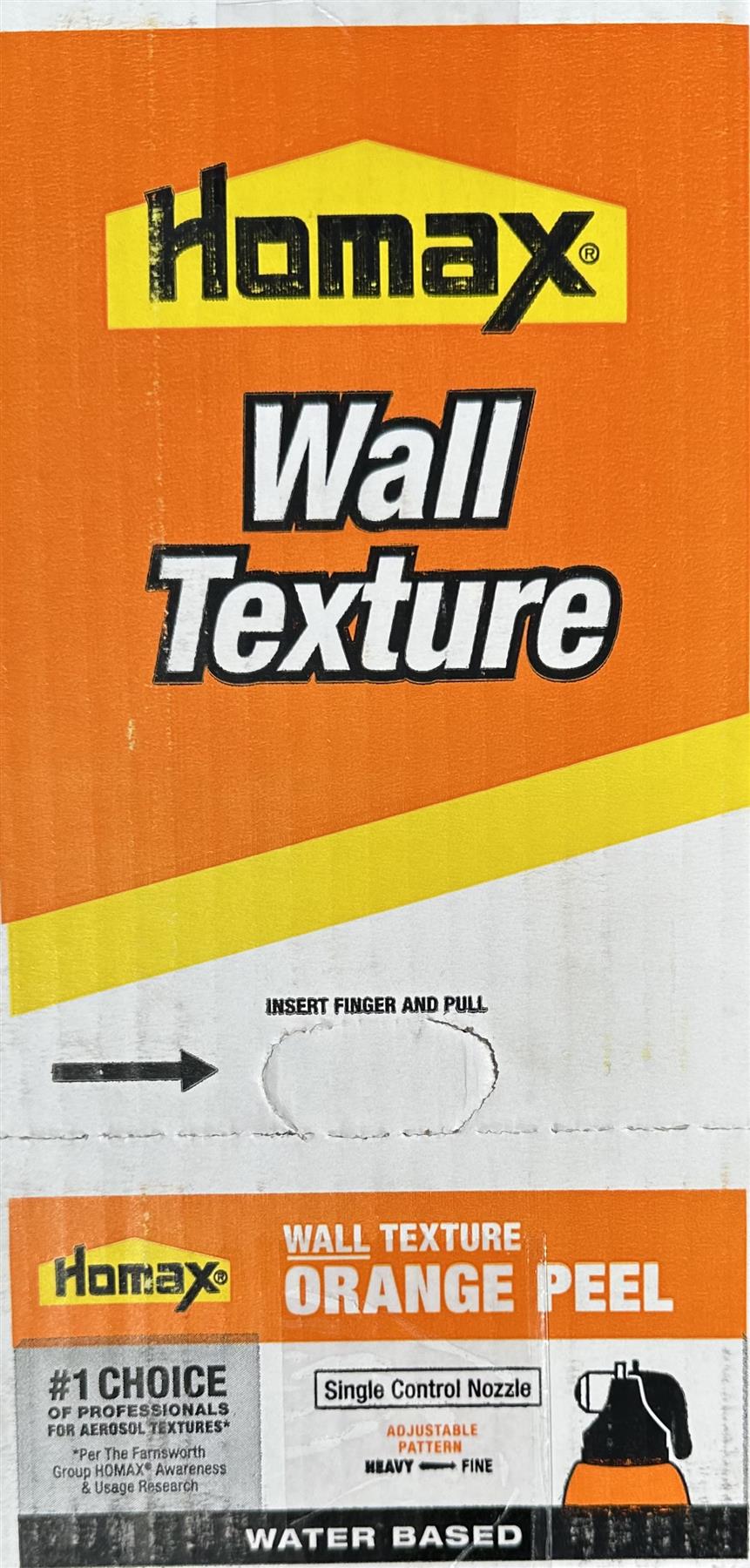 Homax 20 oz White Orange peel Water-based Wall Texture Spray Case of 6