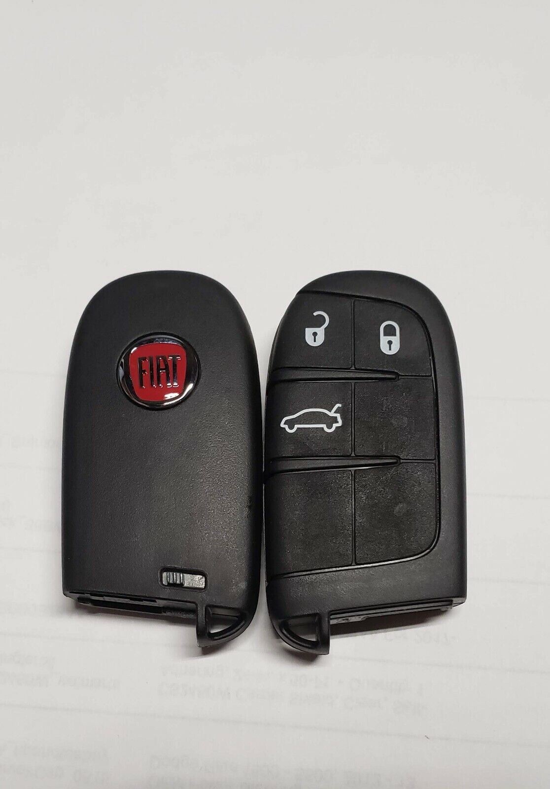 Key Fob, No Cut Key, For FIAT Freemont, 500L Vehicles