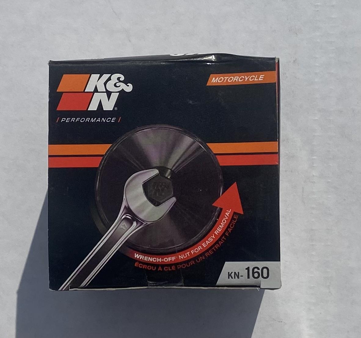 K&N KN-160 Oil Filter for BMW R1250GS/F900R/S1000RR 2015-2025