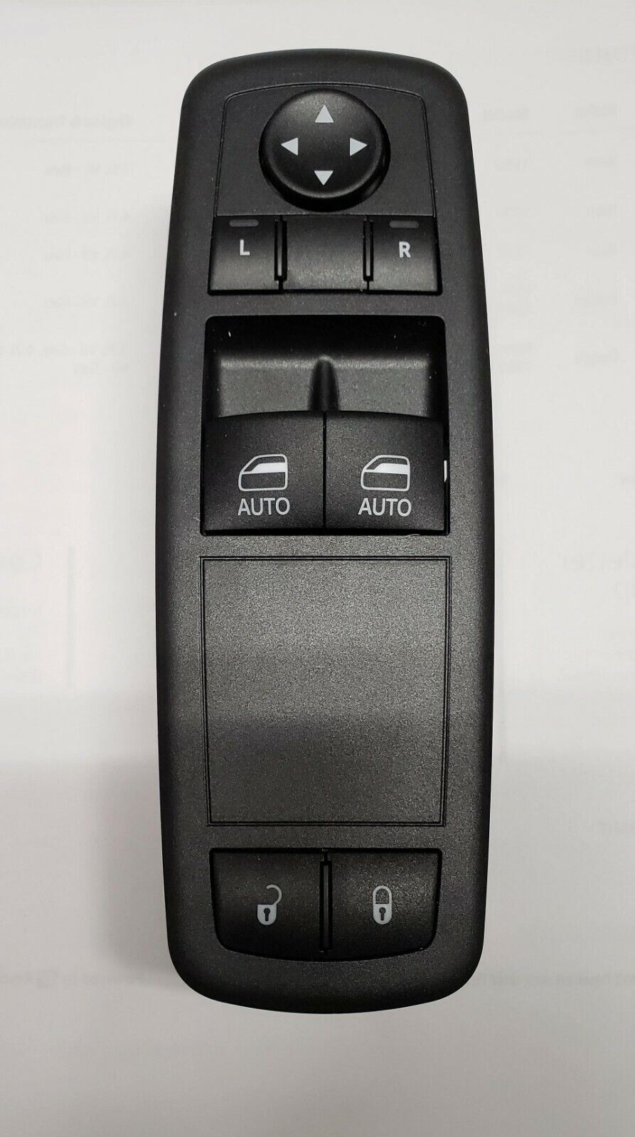 Left Front Door Switch And Bezel 68382476AB Fits 2019-22 Ram 2500, 3500 Vehicles
