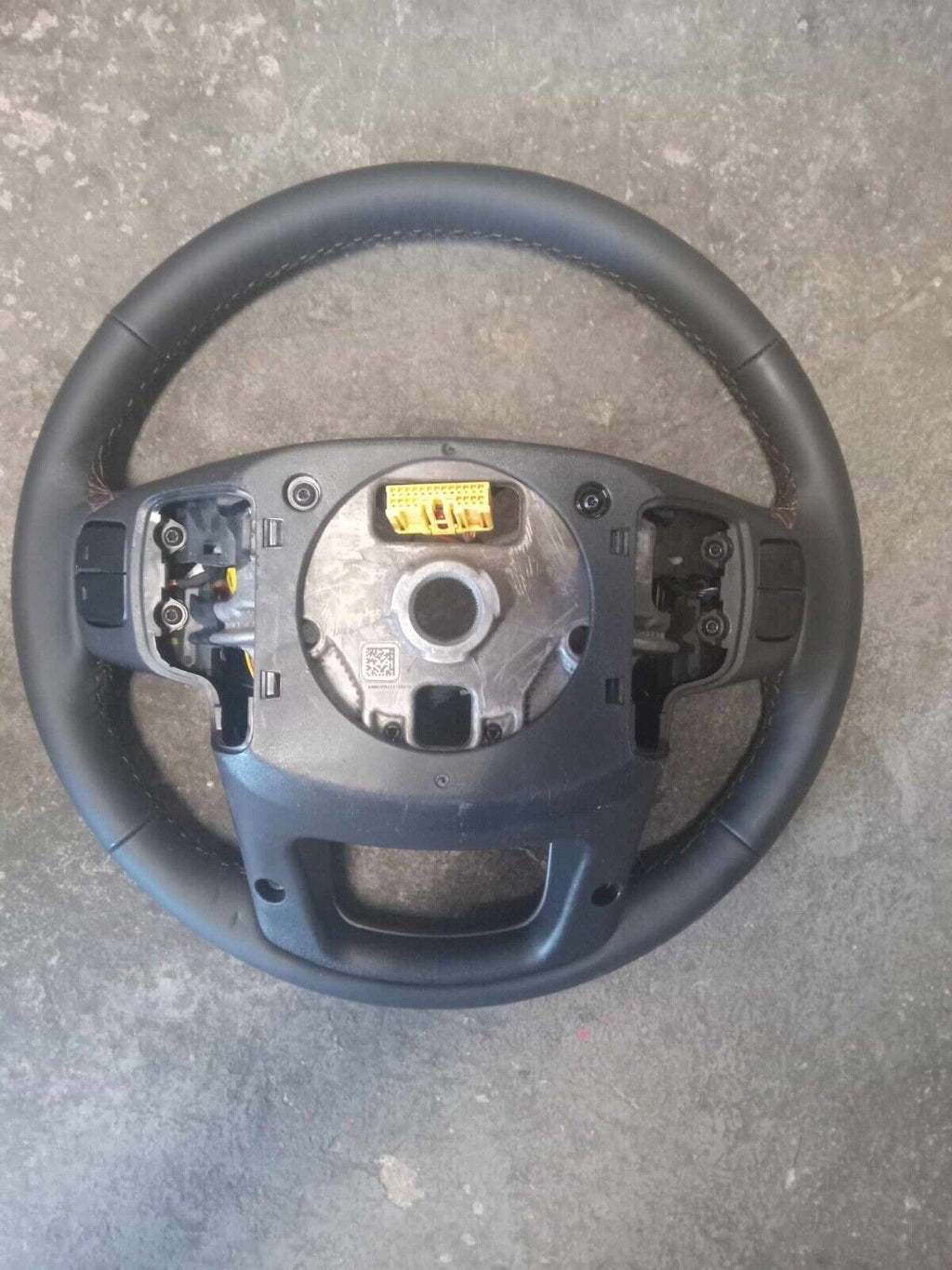 OEM 2019-2022 Sierra AT4 Leather Steering Wheel Black Heated 84946324