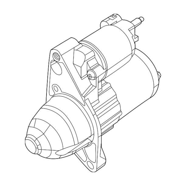 OEM Starter Engine Fits 2016, 2019-2021 Cherokee, 2017-19 Compass 56029712AC