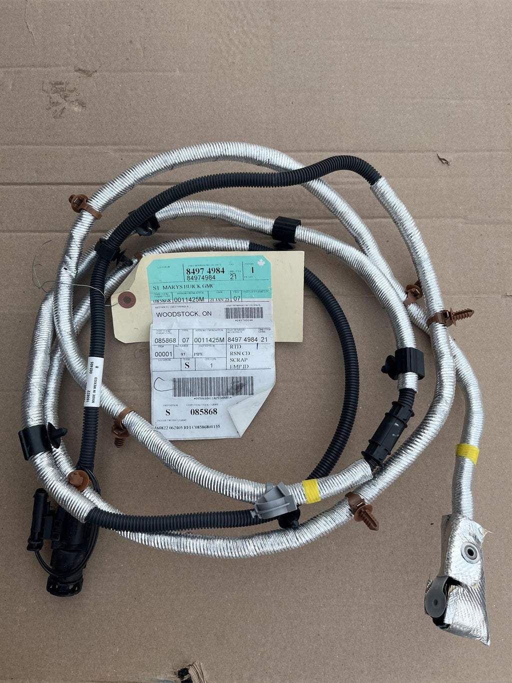 Genuine GM 84974984 DEF Injector Supply Pipe 3.0L Duramax Diesel
