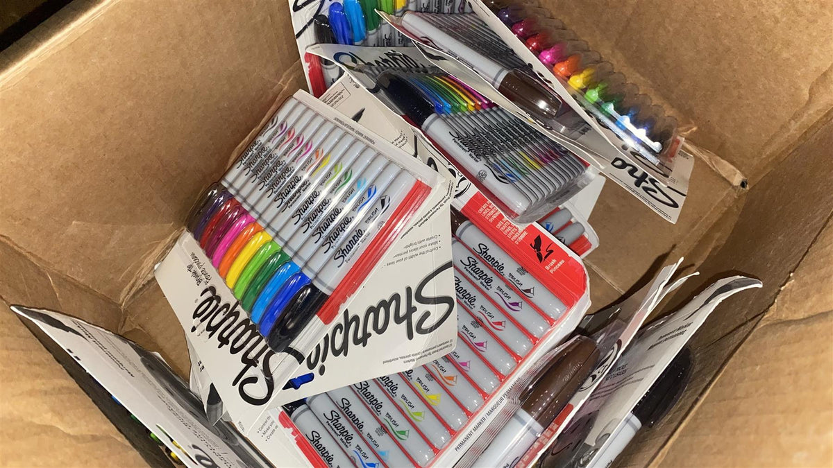 Sharpie Brush Tip 12-Marker Set Case of 36