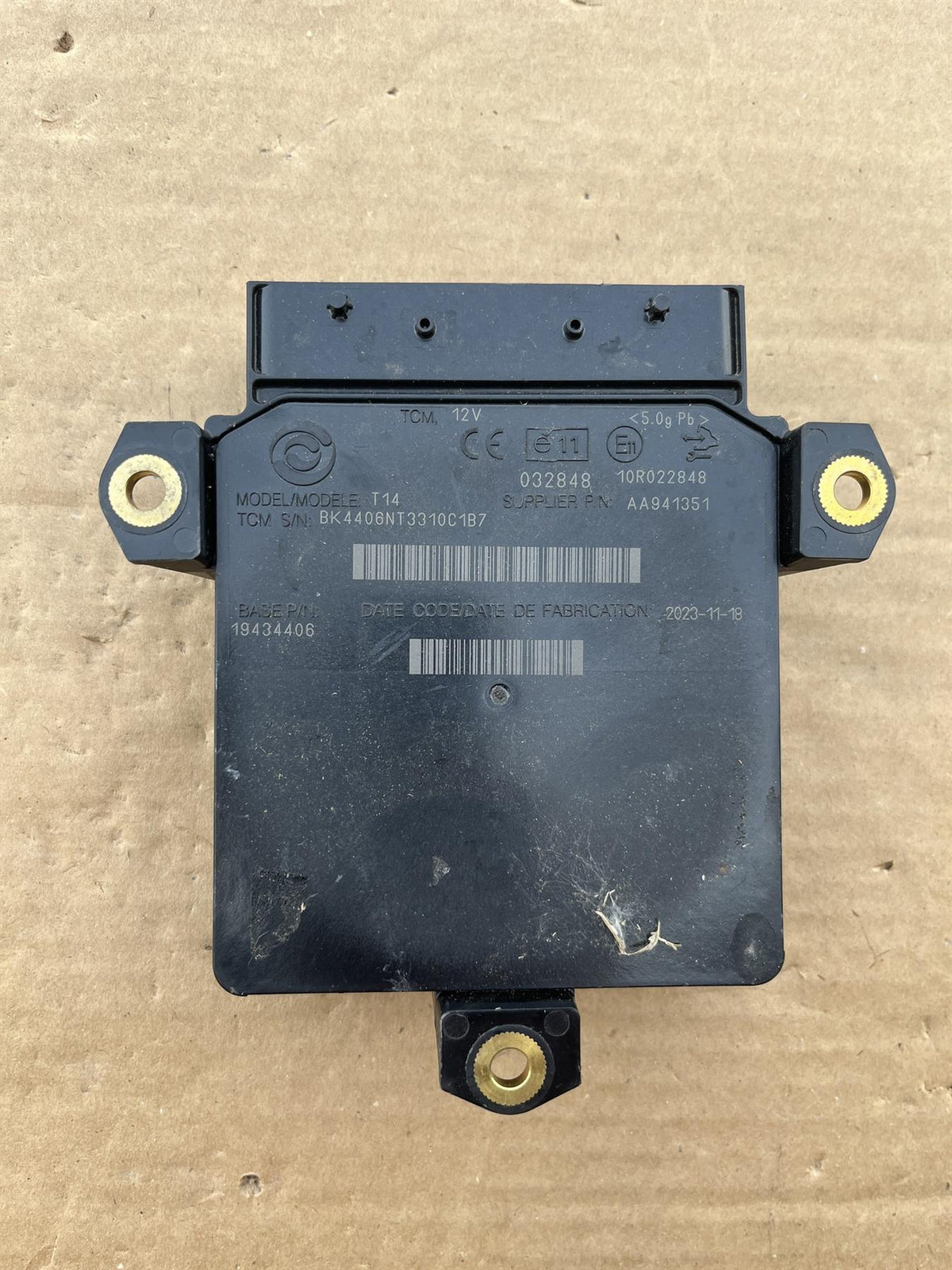 Genuine GM 19434406 Allison T14 A50 Transmission Control Module