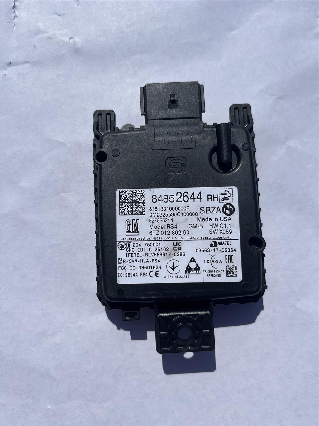 Genuine GM Passenger Side Object Sensing Alert Module 84852644 OEM