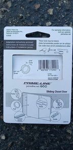 Prime-Line Finger Closet Pull, 3/4 In. x 5/16 In., Satin Nickel N7200 Lot of 6