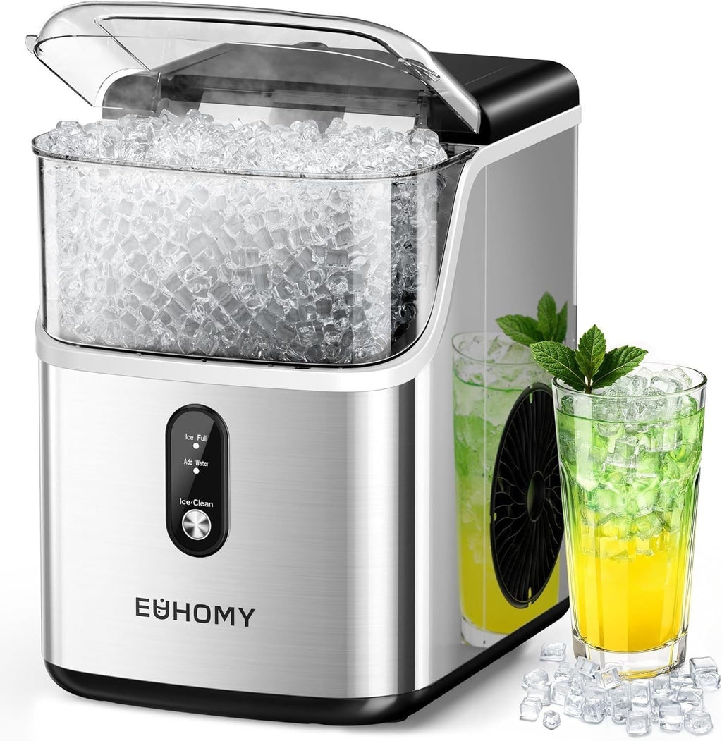 EUHOMY Ice Maker Includes Ice Scoop, Basket NEW 850052496845