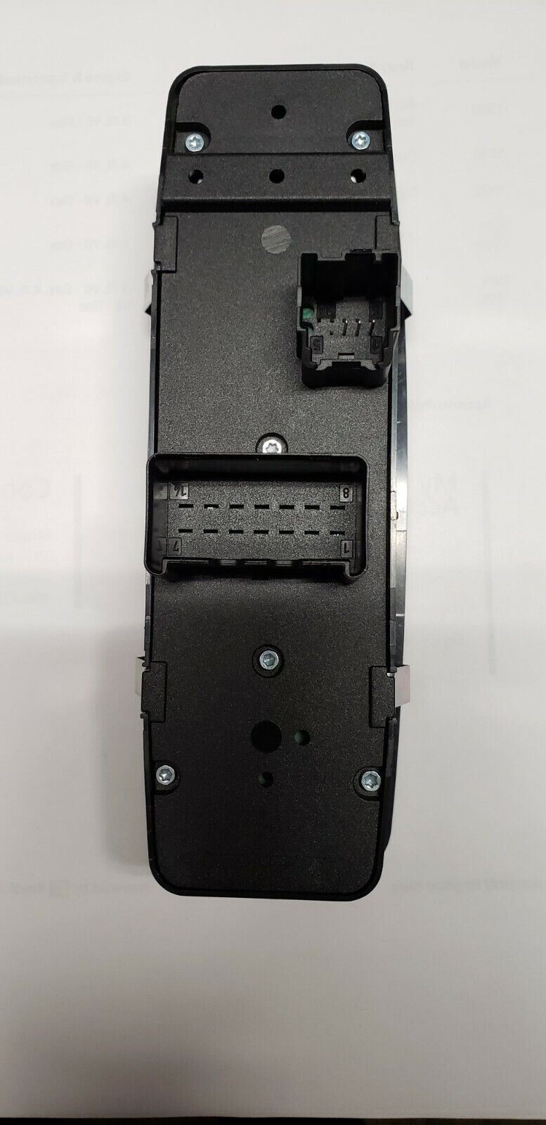 Left Front Door Switch And Bezel 68382476AB Fits 2019-22 Ram 2500, 3500 Vehicles