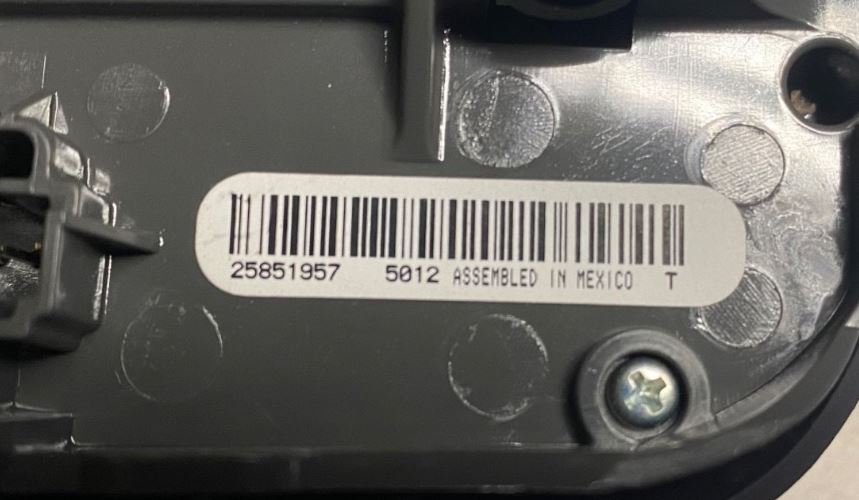 OEM | Radio Control Switch Fits 2009-2016 Acadia GM 25851957