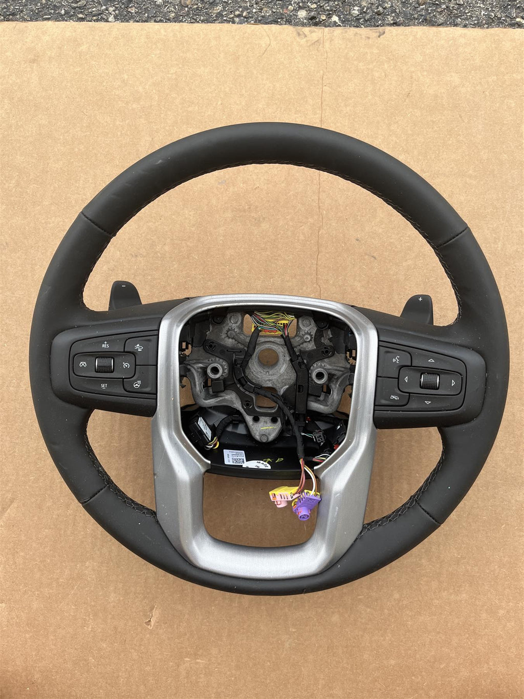 GM 85594272 Black Steering Wheel for 2023-2024 Silverado Sierra