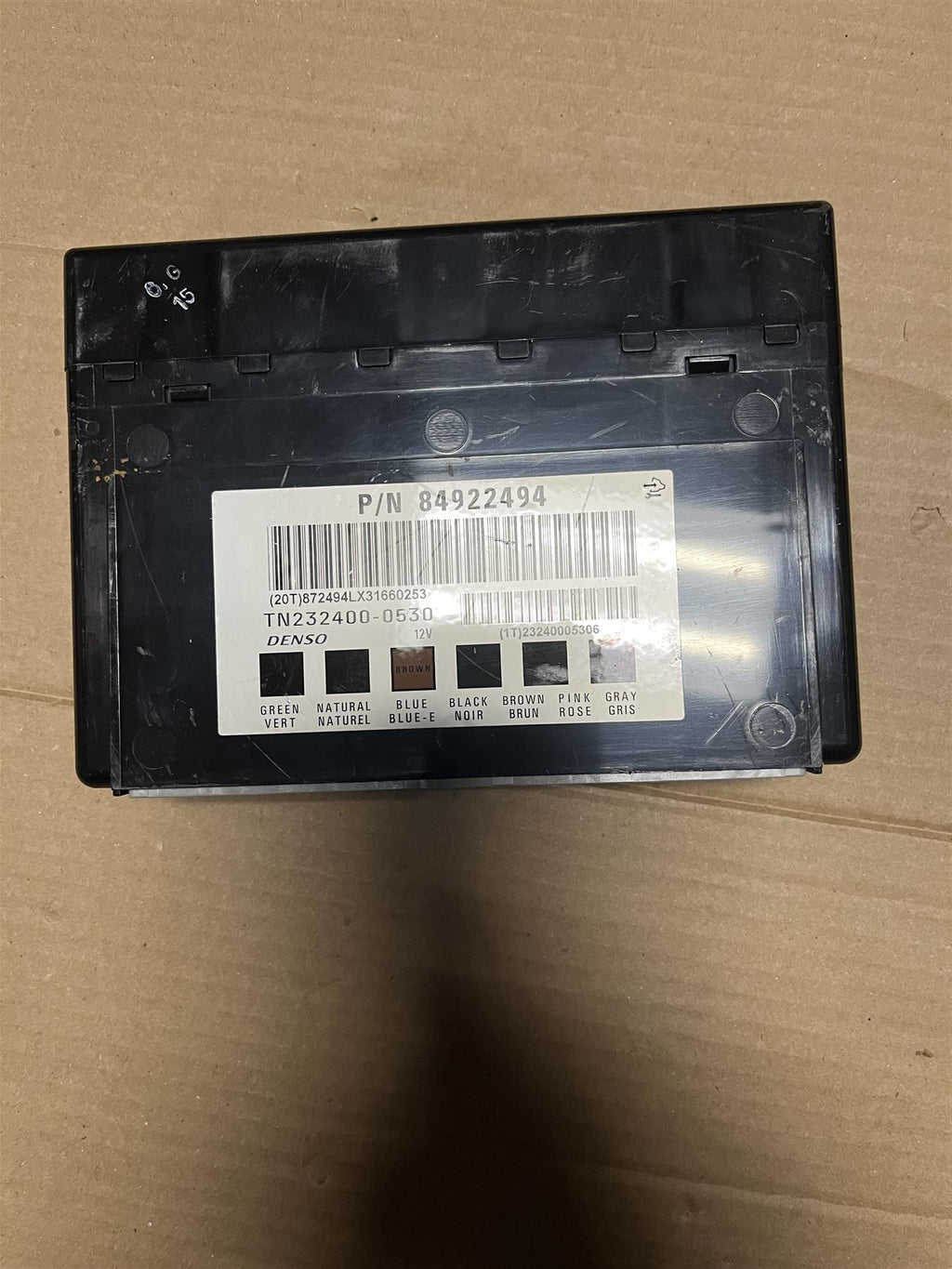 GM Body Control Module BCM 84922494 Genuine OEM