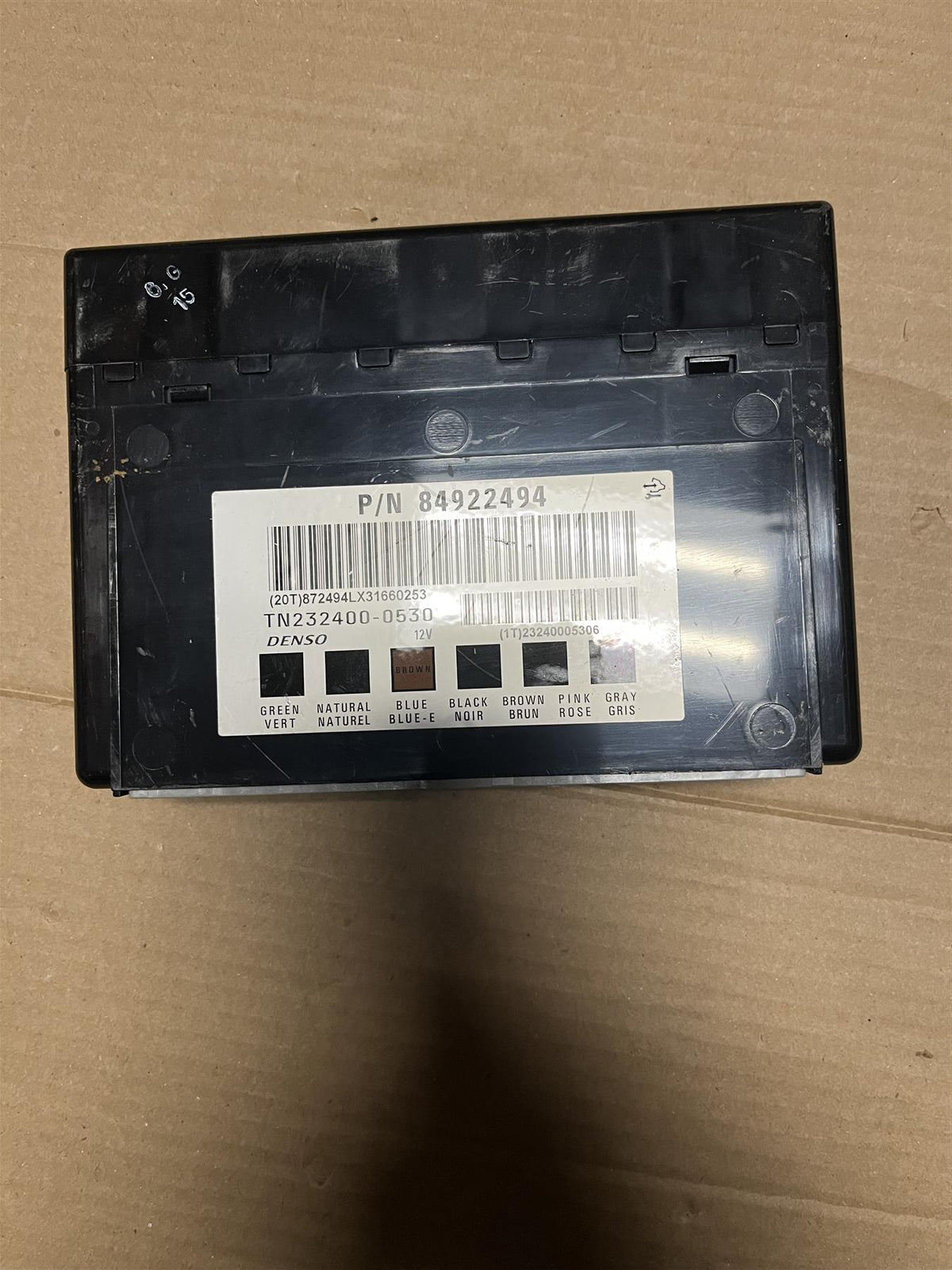 GM Body Control Module BCM 84922494 Genuine OEM