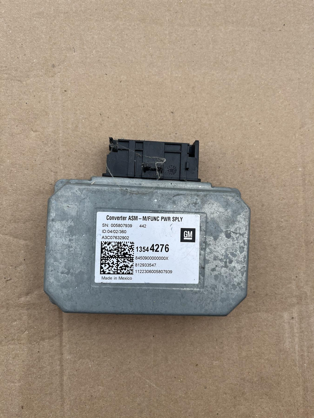 OEM GM 13544276 Multifunction Power Supply DC Converter