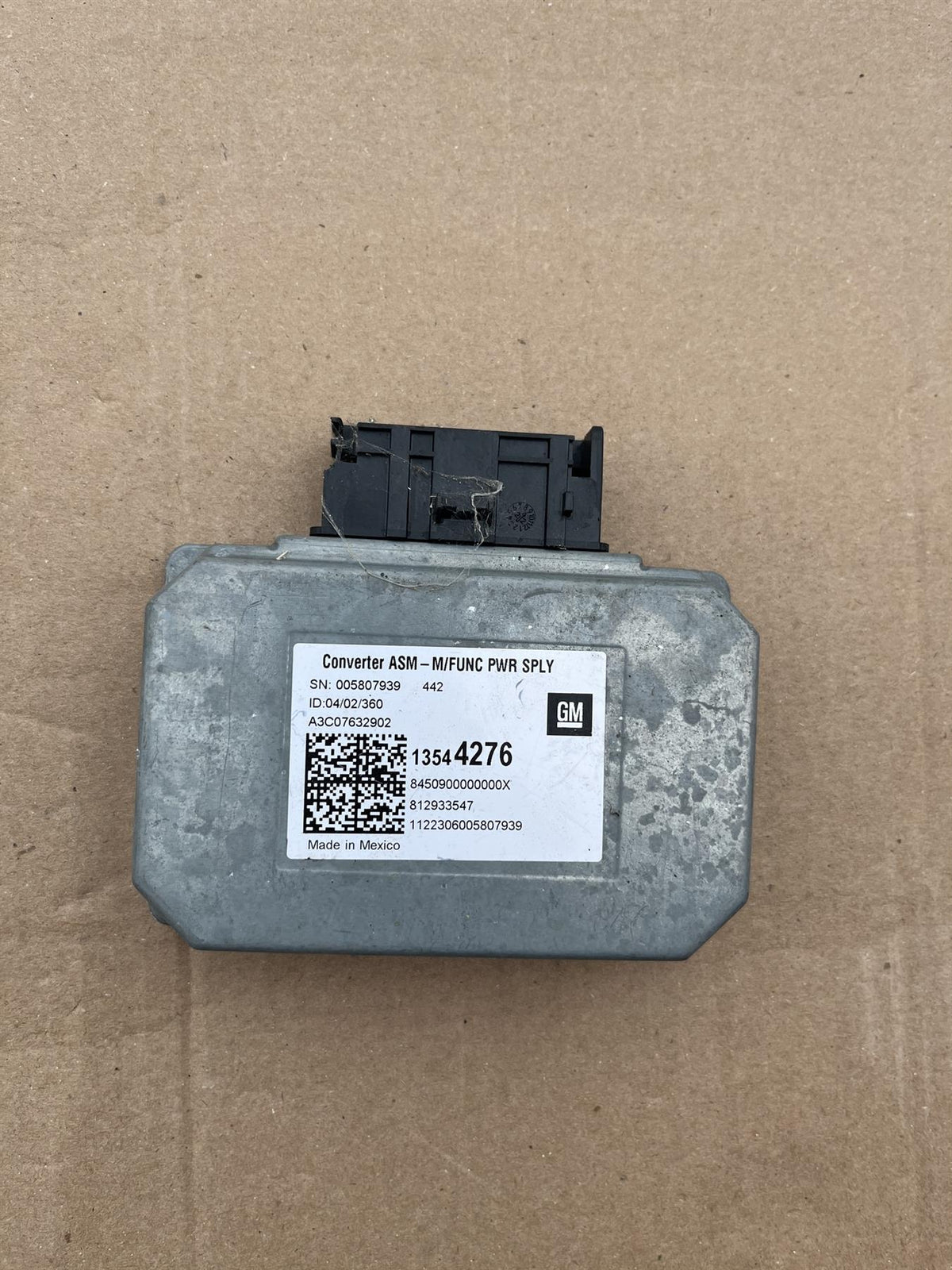 OEM GM 13544276 Multifunction Power Supply DC Converter