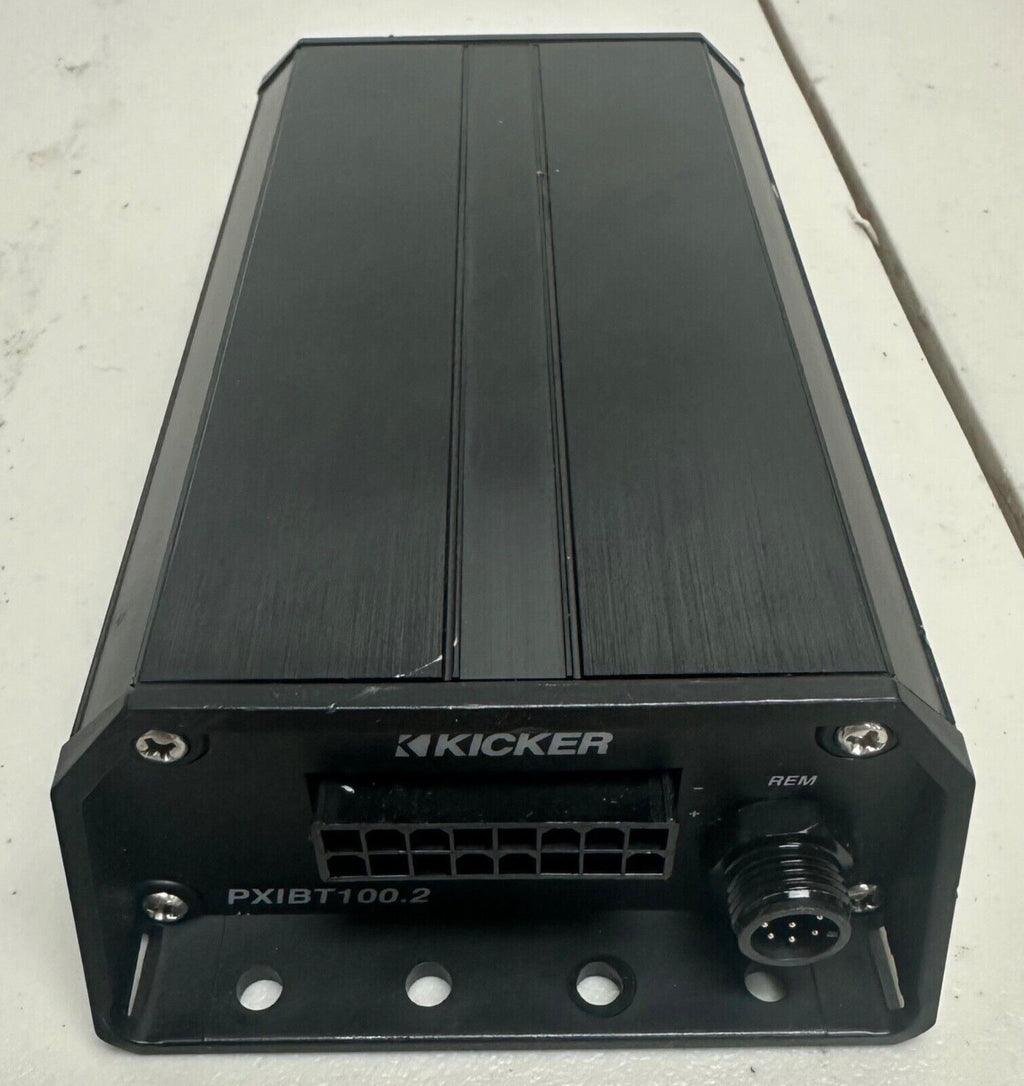 Kicker 42PXIBT1002 Compact 2 Channel Amp Bluetooth Phone Controlled PXIBT100.2