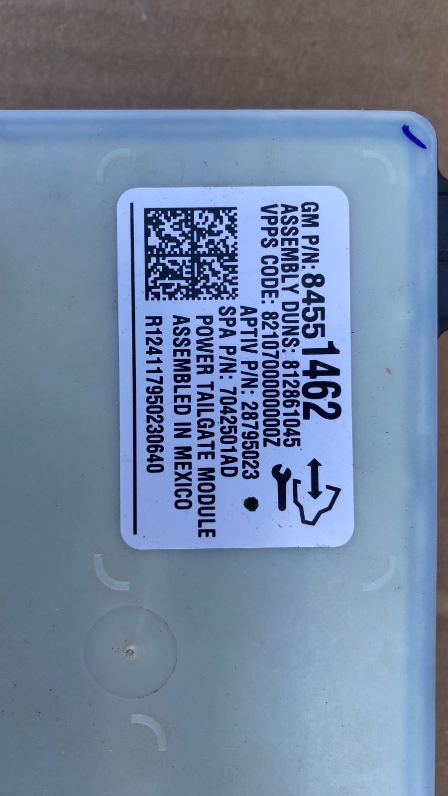 OEM | Control Module General Motors 2022-2024 Silverado and Sierra 84551462